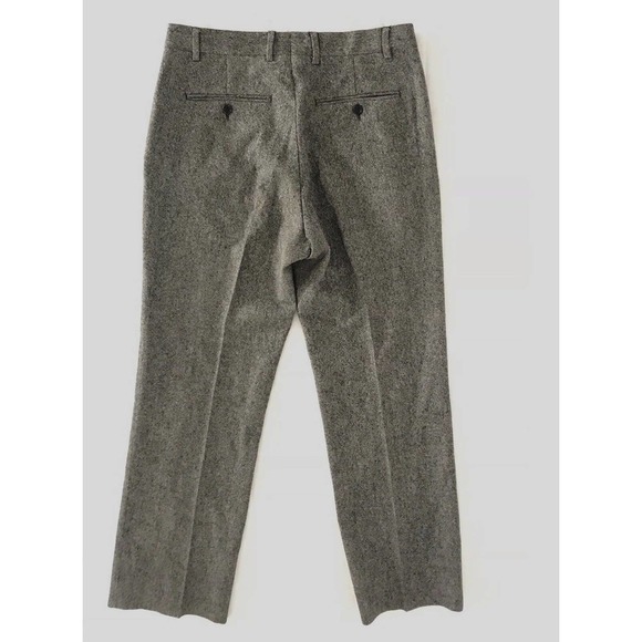 Paul Smith | Womens Size 30 Gray 100% Wool Trouser Tweed Straight - Picture 3 of 11